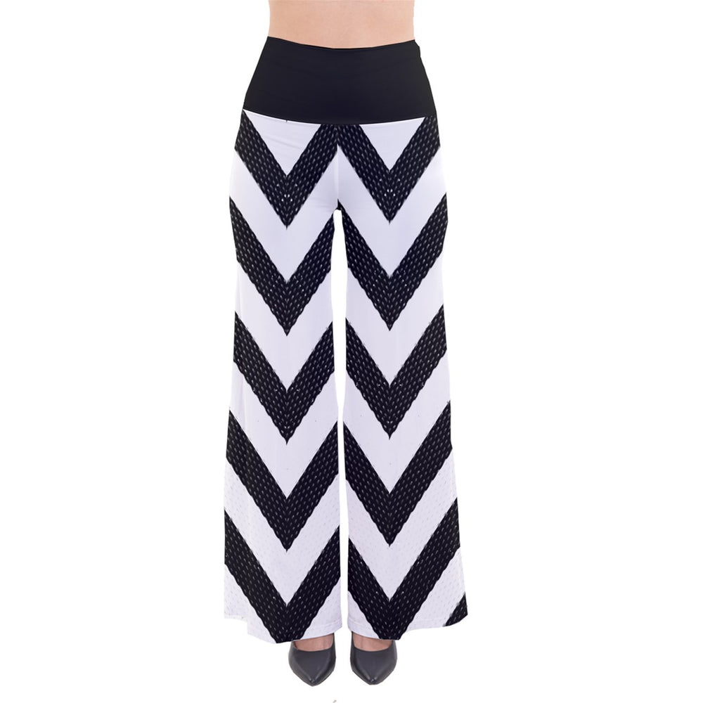 B&W Retro - Wide Leg Pants