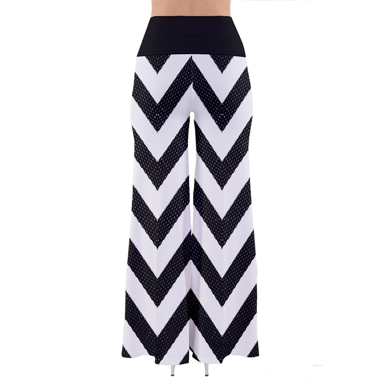 B&W Retro - Wide Leg Pants