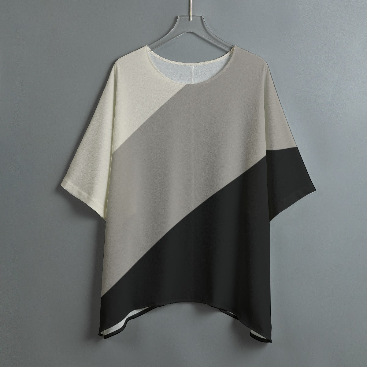 Colorblocked - Batwing Blouse