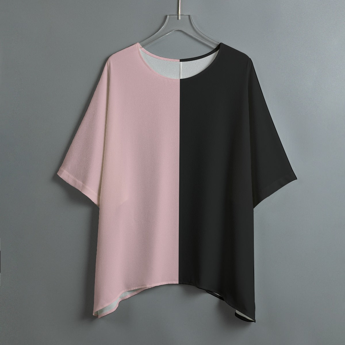 Colorblocked - Batwing Blouse