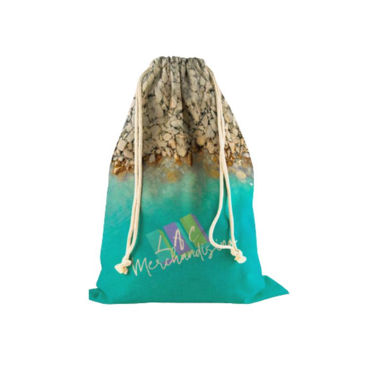 Emerald Coast - Linen Gym Bag