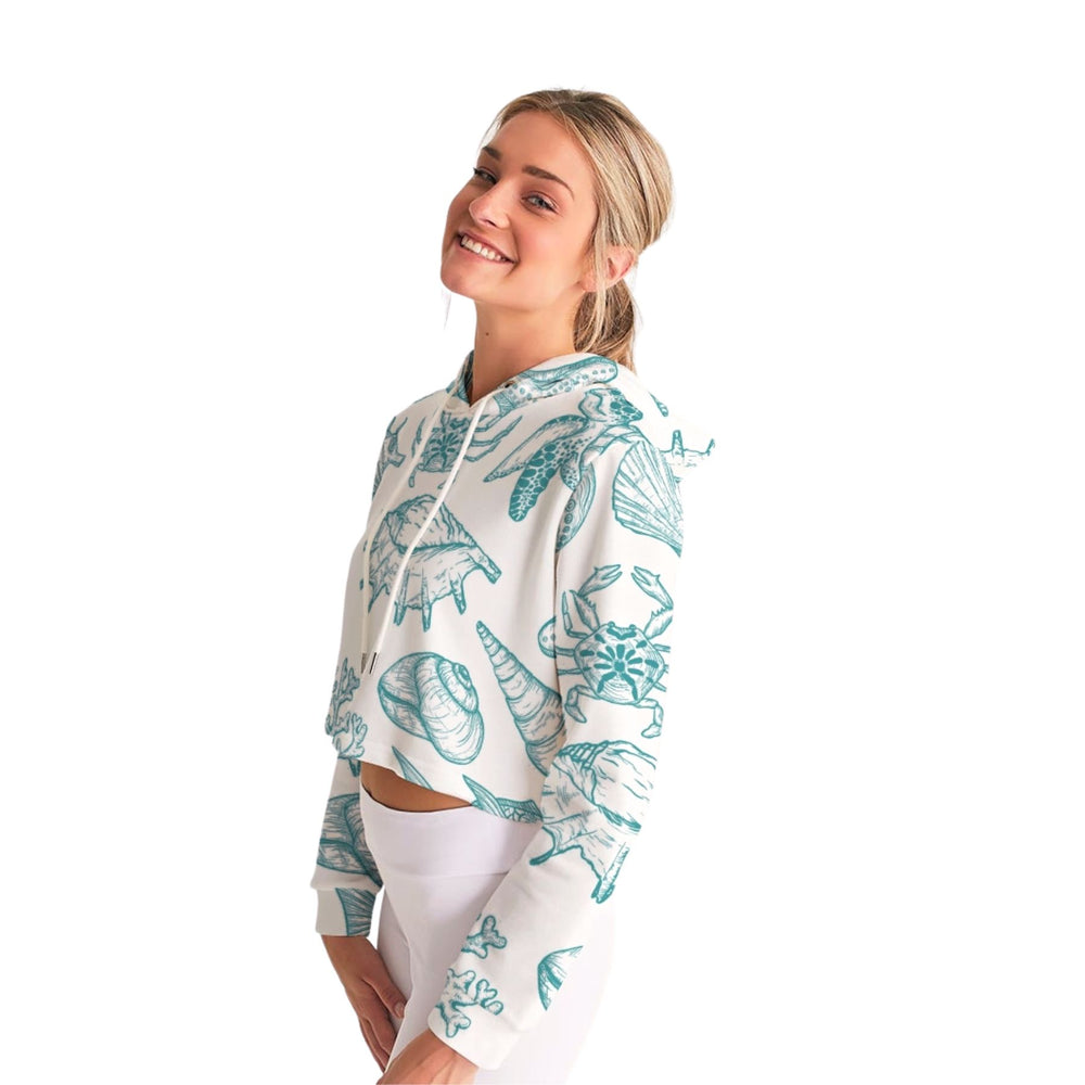 Mermazing Summer - Crop Hoodie