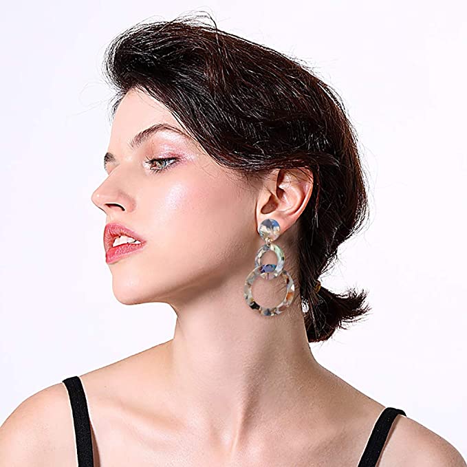 Retro Chic - Acrylic Earrings