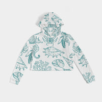 Mermazing Summer - Crop Hoodie
