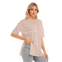 
              Keep the Faith - Split Tee
            