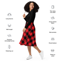 
              Plaid is Rad - Fall Midi Dress
            
