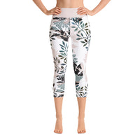 
              Floral Aquarelle - (Capri) Leggings
            