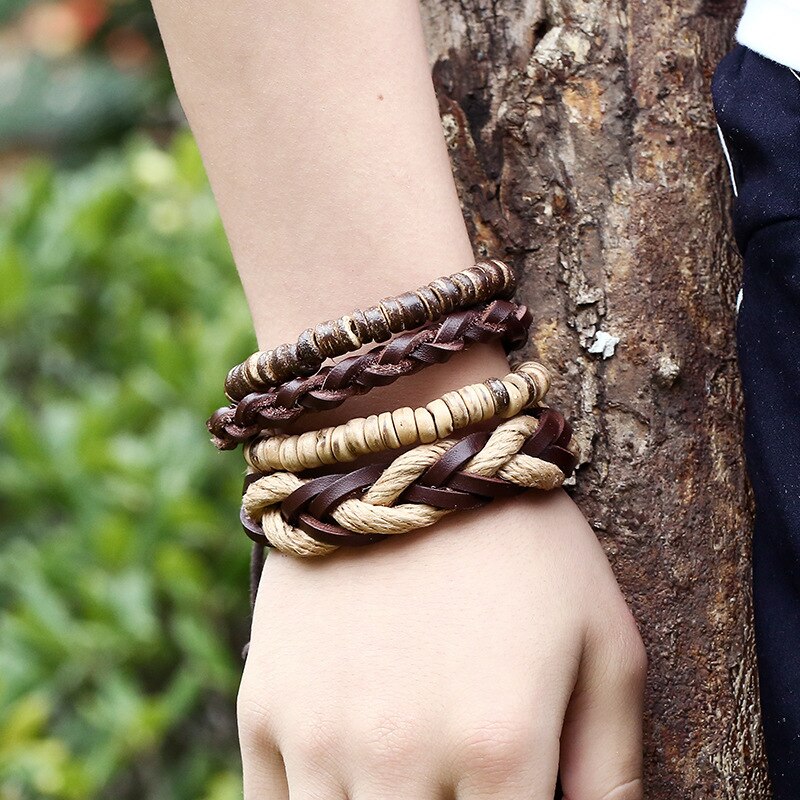 Bohemian - Rope Bracelet Set