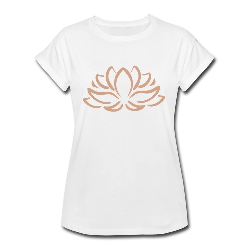 Namaste - Lotus Tee - white