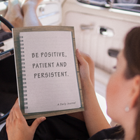 Be Positive - (Hardcover) Journal